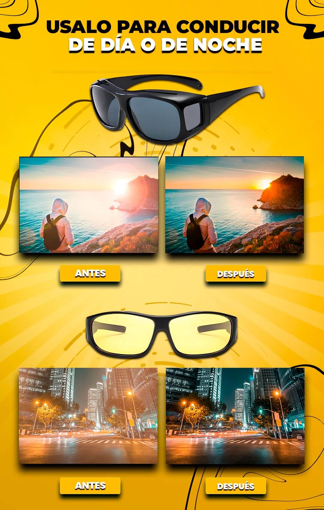 GAFAS DE CONDUCCION / VISION NOCTURNA 2025
