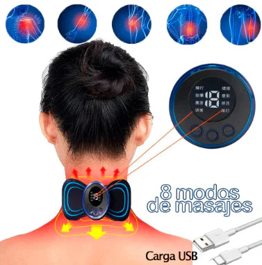 MASAJEADOR MUSCULAR ELÉCTRICO (2X PARCHES)