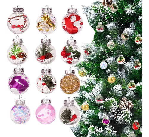 Esferas con Luces para Arbol de Navidad 2024