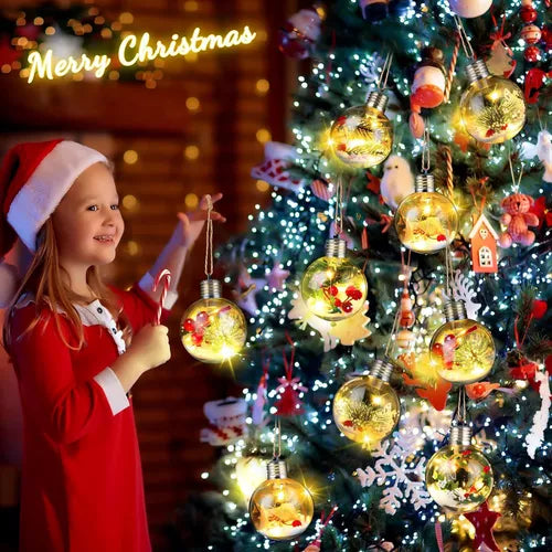 Esferas con Luces para Arbol de Navidad 2024