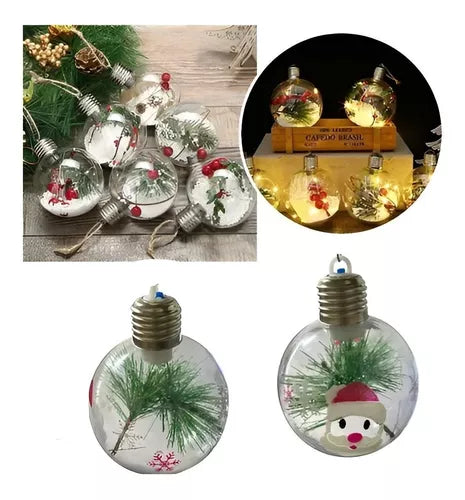 Esferas con Luces para Arbol de Navidad 2024