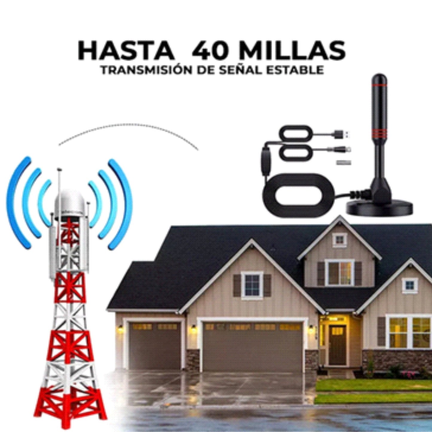 ANTENA FULL HD 4K , TV GRATUITA SIN LÍMITES