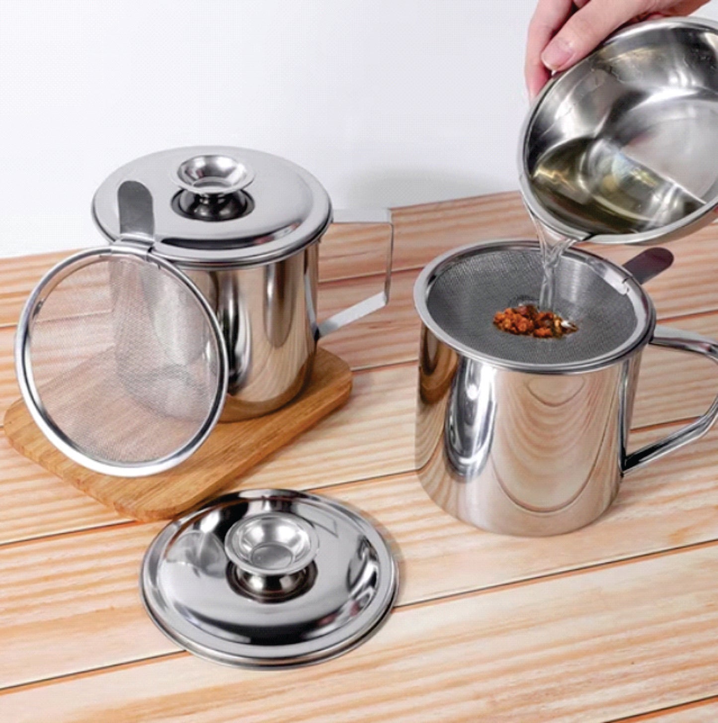 OLLA FILTRADORA DE ACEITE - COCINA
